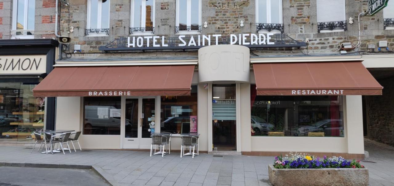 Hotel Saint - Pierre Villedieu-les-Poëles Exterior foto